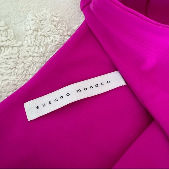 Susana Monco Asymmetric Top in Fuchsia - Picture 4 of 6